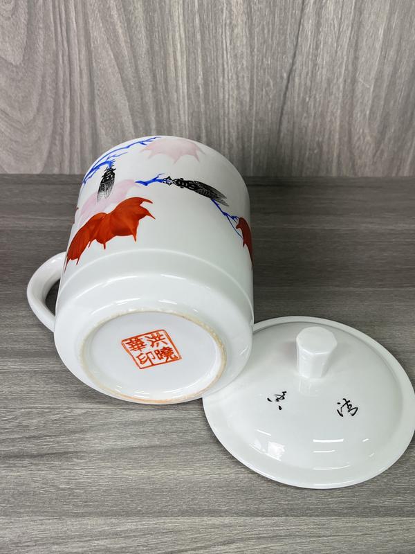 古玩陶瓷名家精品 彩繪一鳴驚人圖茶杯拍賣，當(dāng)前價(jià)格360元