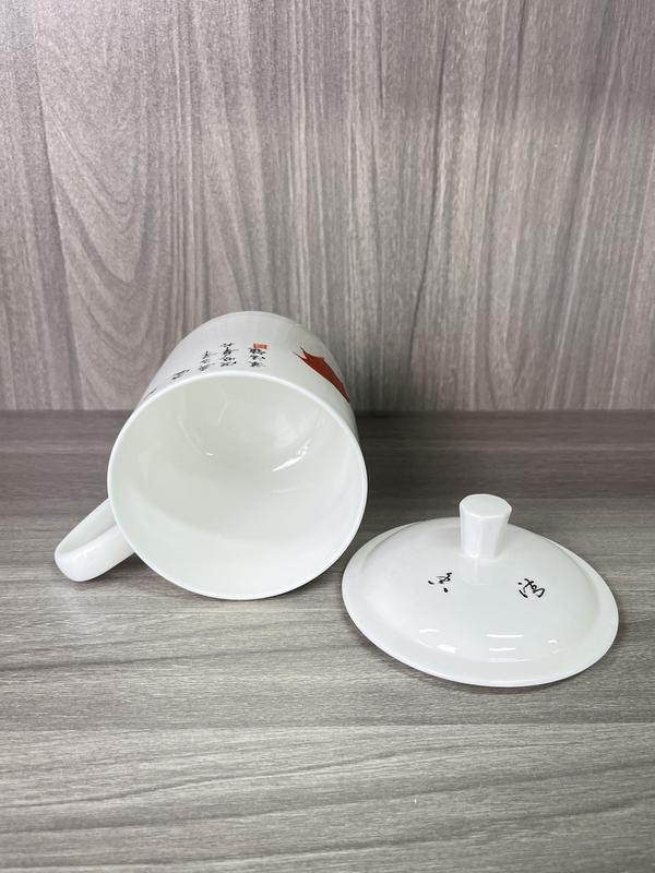 古玩陶瓷名家精品 彩繪一鳴驚人圖茶杯拍賣，當(dāng)前價(jià)格360元