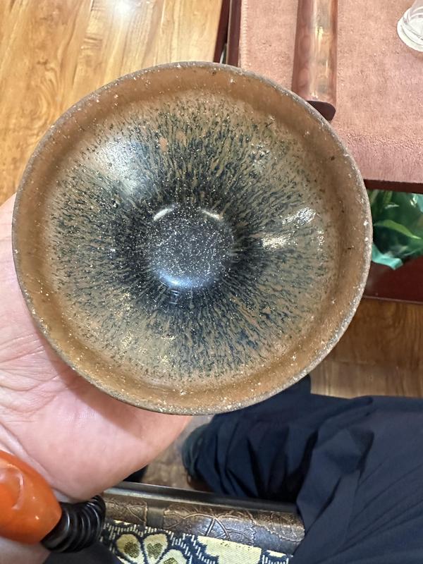 古玩陶瓷窯變黑釉盞拍賣,當前價格6666元