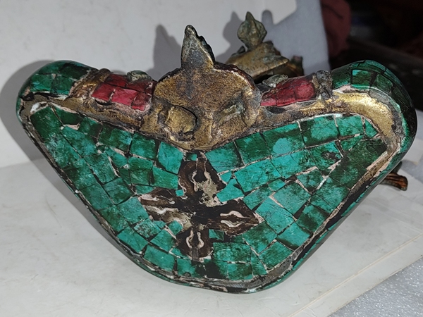 古玩雜項(xiàng)銅鎏金鑲嵌寶石度母座像拍賣,當(dāng)前價(jià)格3000元