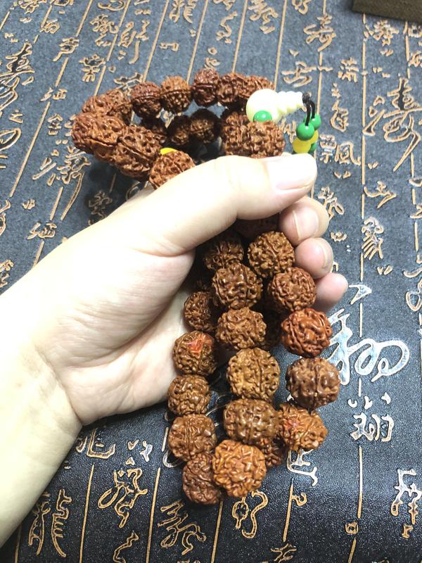 古玩玉器精品天然金剛菩提手持拍賣,當前價格226元