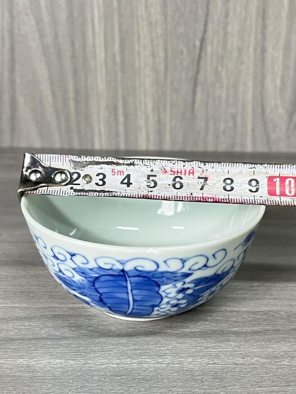 古玩陶瓷清道光 內府二級官青花芭蕉花蝶紋碗拍賣,當前價格1580元