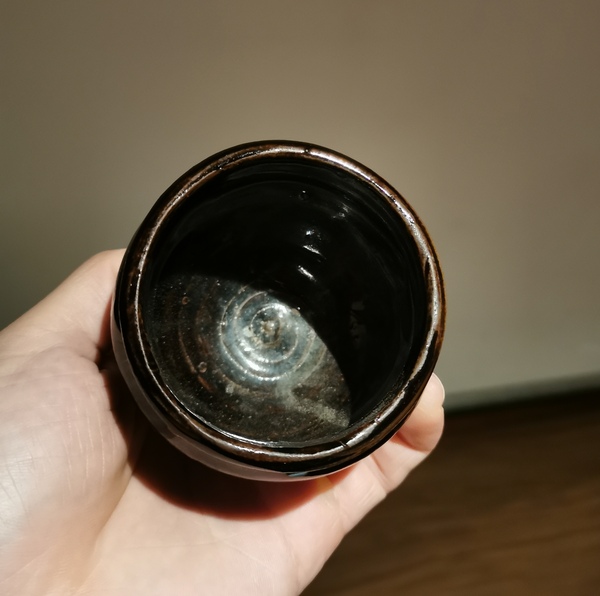 古玩陶瓷金元.磁州窯褐釉茶入拍賣,當前價格598元