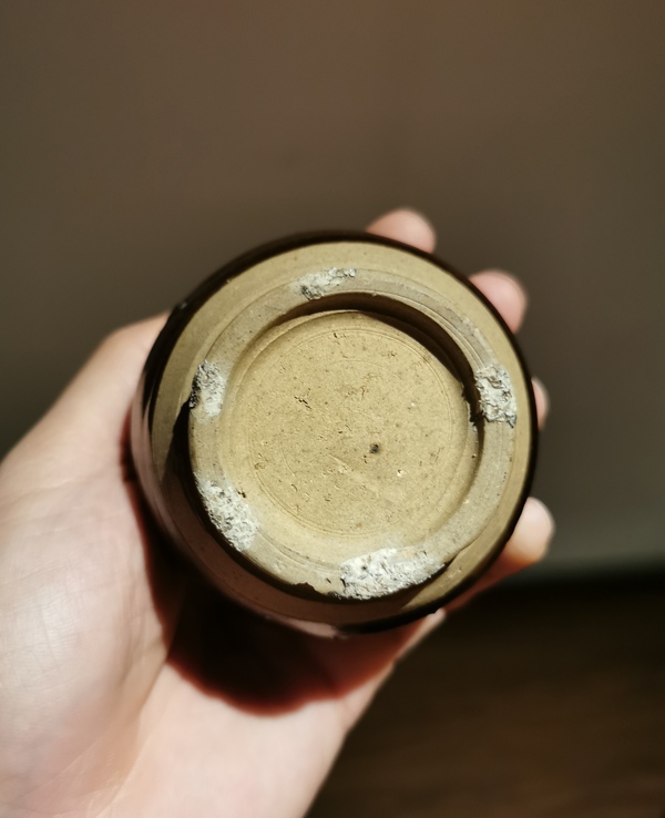 古玩陶瓷金元.磁州窯褐釉茶入拍賣,當前價格598元