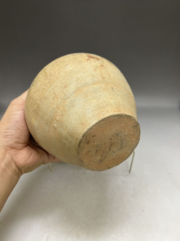 古玩陶瓷青釉盤口蓋罐拍賣,當前價格600元