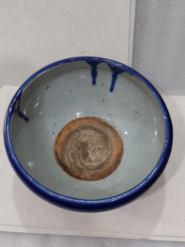 古玩陶瓷霽藍釉缽式香爐拍賣,當前價格2188元