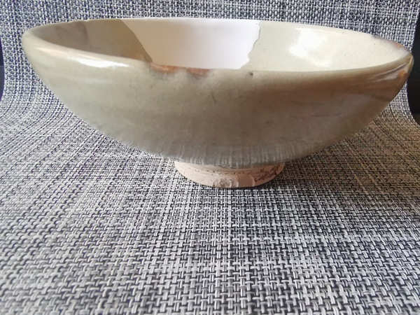 古玩陶瓷五大名窯之一元代鈞窯月白釉點彩大賞碗拍賣,當前價格998元
