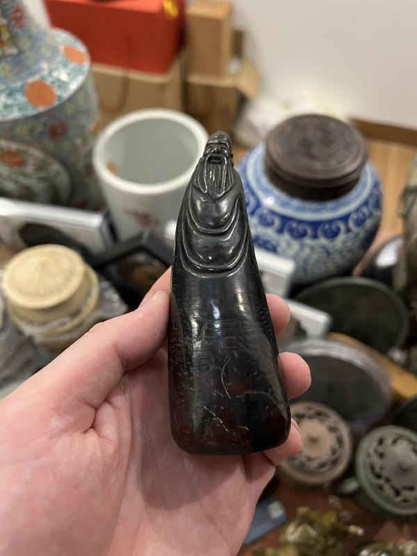 古玩雜項清代**雕人物印章拍賣,當前價格1680元