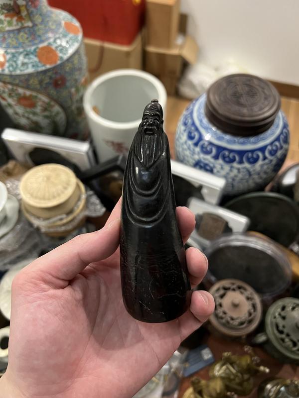 古玩雜項清代**雕人物印章拍賣,當前價格1680元