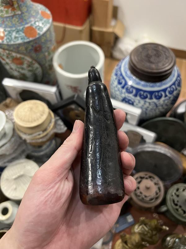 古玩雜項清代**雕人物印章拍賣,當前價格1680元