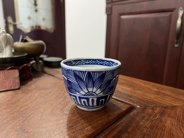 古玩陶瓷清代青花杯拍賣(mài),當(dāng)前價(jià)格299元