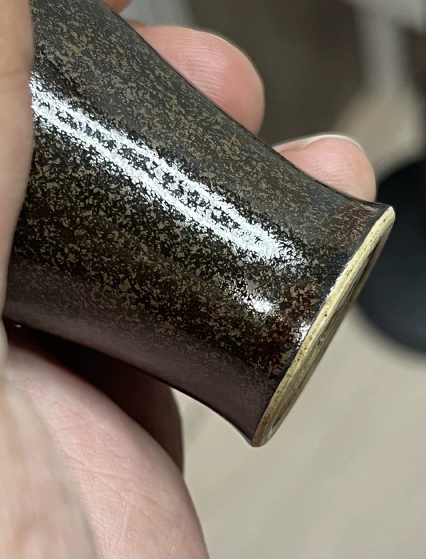 古玩陶瓷雍乾茶葉末釉煙壺拍賣,當前價格3500元
