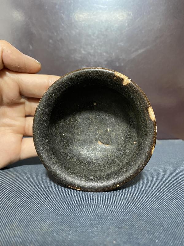 古玩陶瓷宋元吉州窯醬釉撇口杯拍賣,當(dāng)前價(jià)格1280元