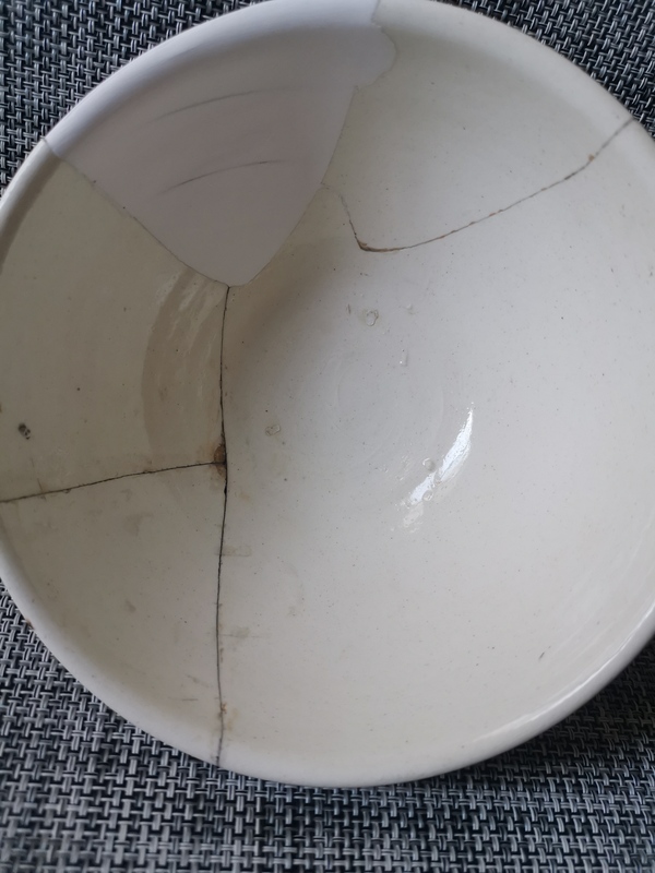 古玩陶瓷宋代,登封窯白釉斗笠碗拍賣,當(dāng)前價(jià)格666元