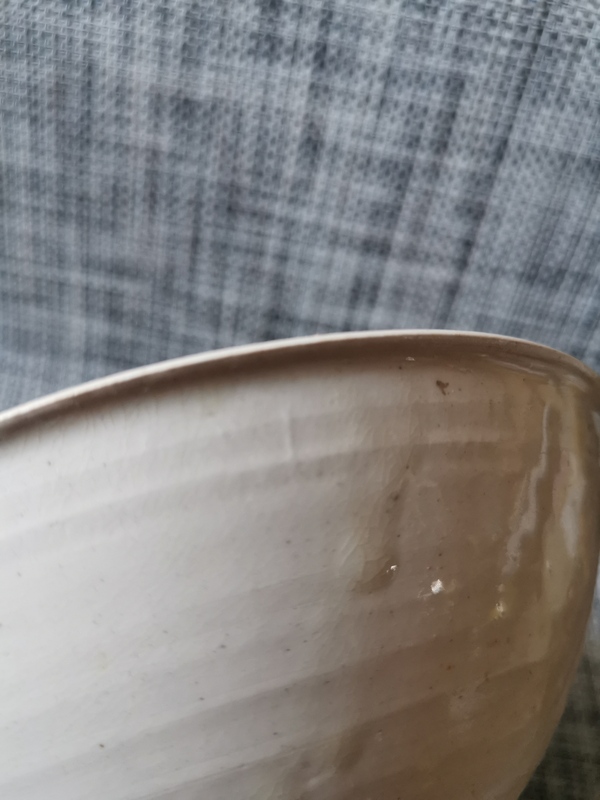 古玩陶瓷宋代,登封窯白釉斗笠碗拍賣,當(dāng)前價(jià)格666元