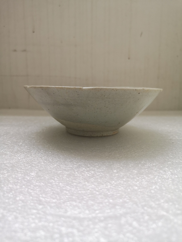古玩陶瓷宋代澀圈圈足疊燒工藝影青碗拍賣,當(dāng)前價(jià)格480元