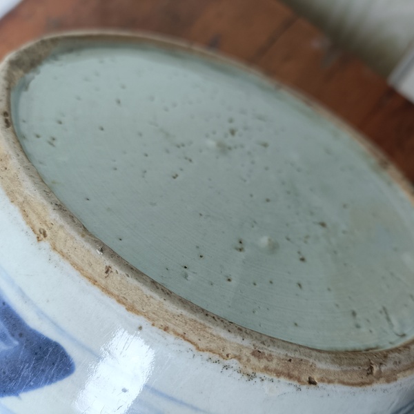古玩陶瓷山水紋青花罐拍賣,當前價格1500元