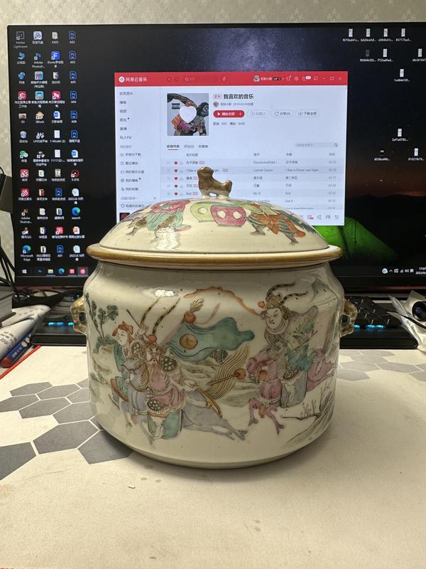 古玩轉賣粉彩溫罐拍賣，當前價格1302元