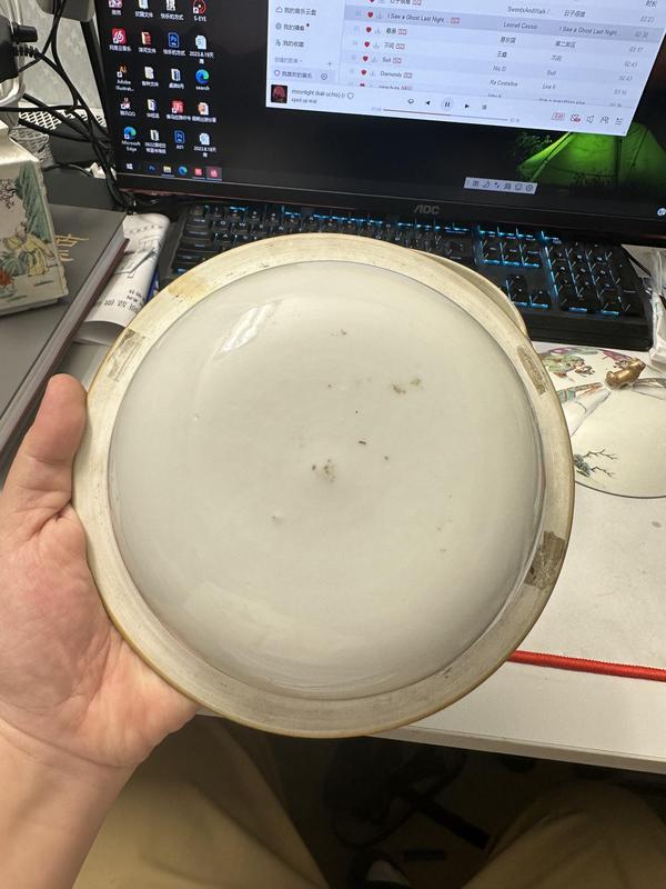 古玩陶瓷粉彩溫罐拍賣,當前價格35000元