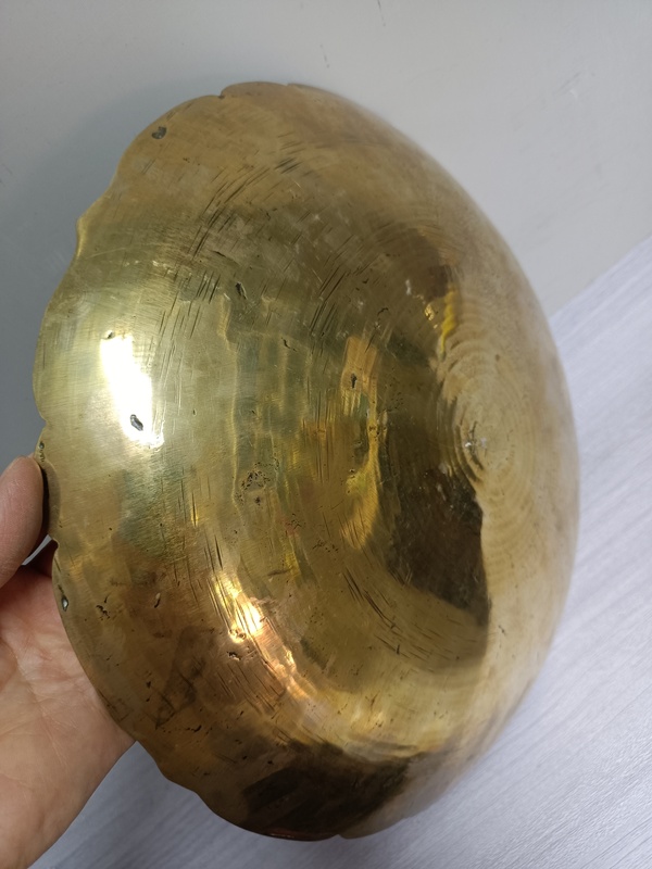 古玩陶瓷雙龍福字花口銅盤拍賣,當(dāng)前價(jià)格2888元