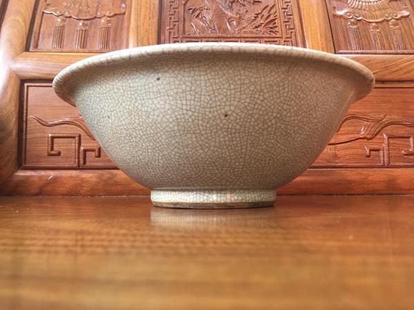 古玩轉賣(清中期極美)哥釉大碗拍賣,當前價格0元