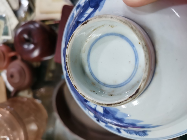 古玩陶瓷清代青花三星高照撇口碗拍賣,當前價格1288元