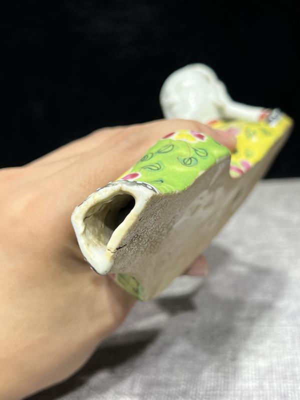 古玩陶瓷粉彩崔鶯鶯瓷塑拍賣,當前價格980元