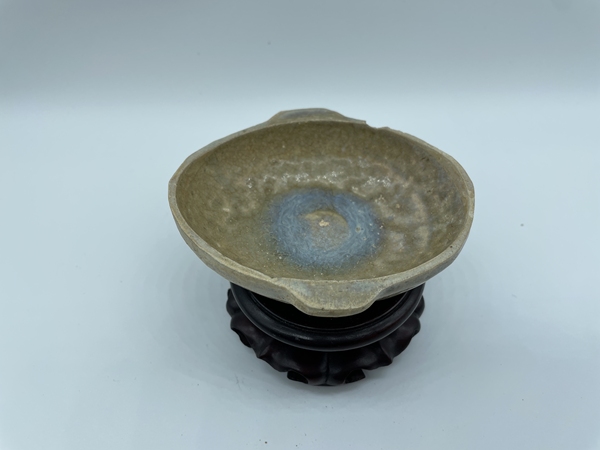 古玩陶瓷兩晉南北朝.窯變青瓷耳杯960拍賣,當(dāng)前價格960元