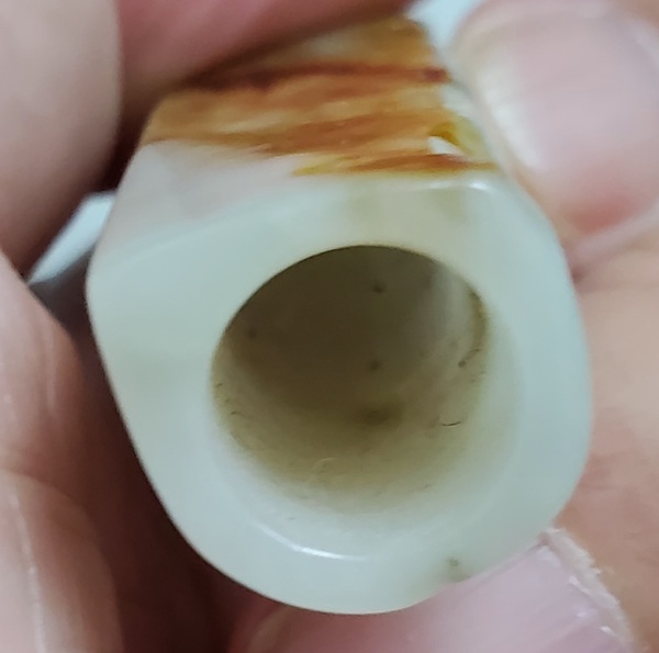 古玩玉器白玉翎管拍賣，當前價格2600元