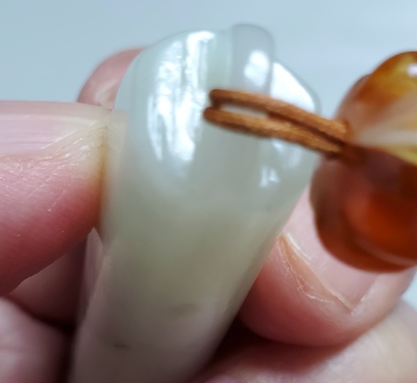 古玩玉器白玉翎管拍賣，當前價格2600元