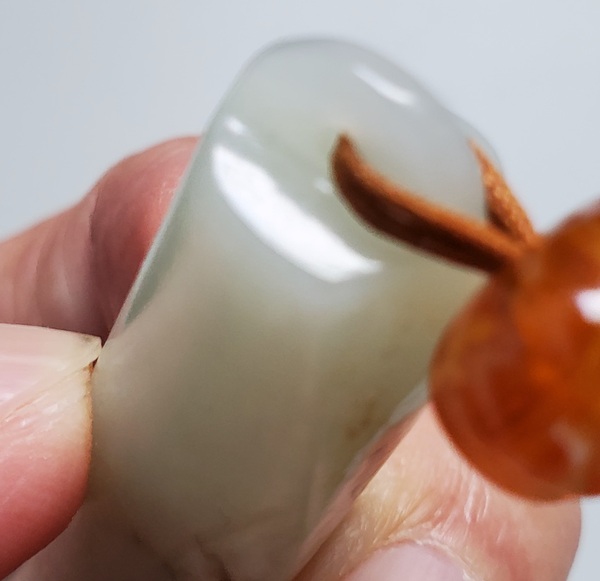 古玩玉器白玉翎管拍賣，當前價格2600元