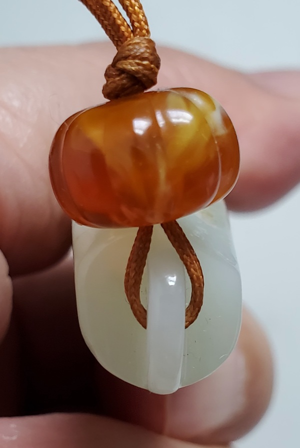 古玩玉器白玉翎管拍賣，當前價格2600元