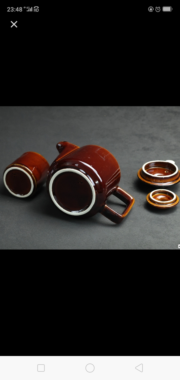 古玩陶瓷醬釉茶具拍賣,當前價格356元