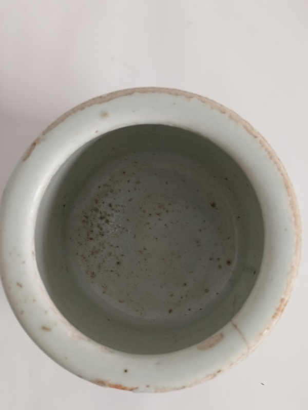 古玩陶瓷青花福壽紋筒式爐拍賣,當前價格299元