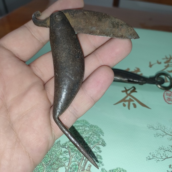 古玩陶瓷晚清民國時期兩把魚刀(買一送一)拍賣,當前價格580元