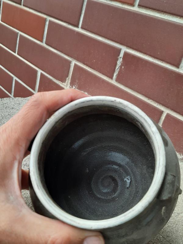 古玩陶瓷磁州窯茶葉末釉雙系罐拍賣,當前價格3000元