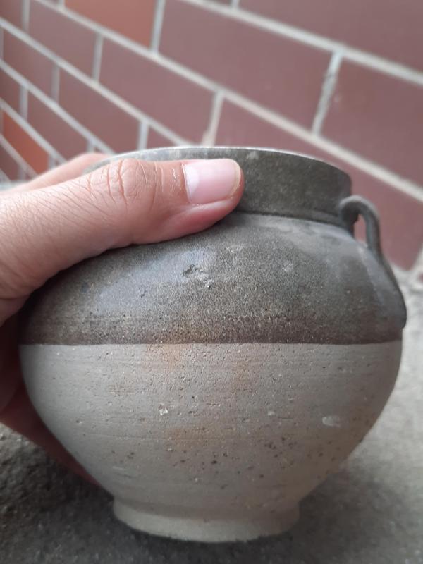 古玩陶瓷磁州窯茶葉末釉雙系罐拍賣,當(dāng)前價(jià)格3000元