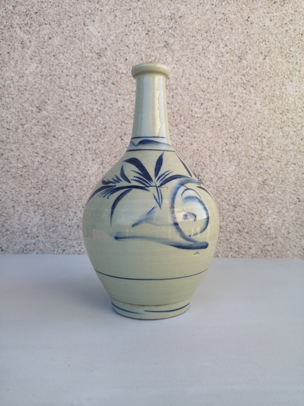 古玩陶瓷花卉紋青花瓶拍賣,當前價格680元