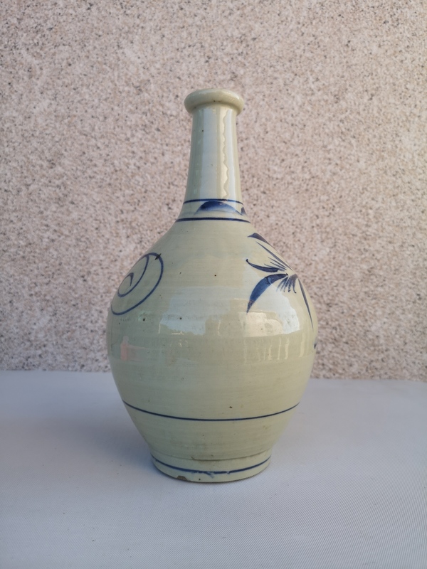 古玩陶瓷花卉紋青花瓶拍賣,當前價格680元