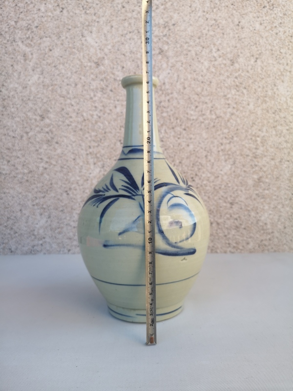 古玩陶瓷花卉紋青花瓶拍賣,當前價格680元