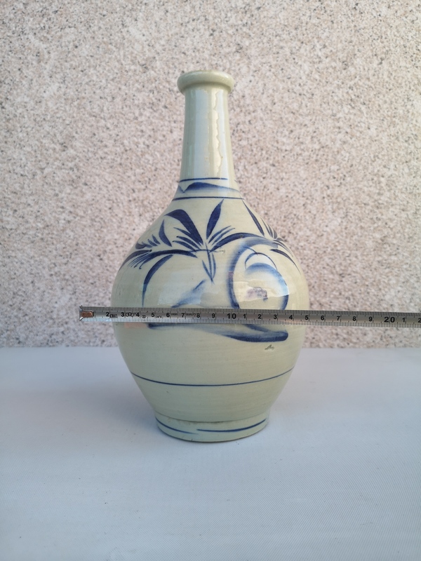 古玩陶瓷花卉紋青花瓶拍賣,當前價格680元