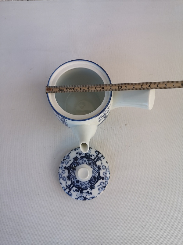 古玩陶瓷松竹梅 青花側把壺拍賣,當前價格260元