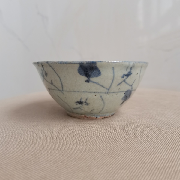 古玩陶瓷青花靈芝紋碗拍賣,當前價格0元