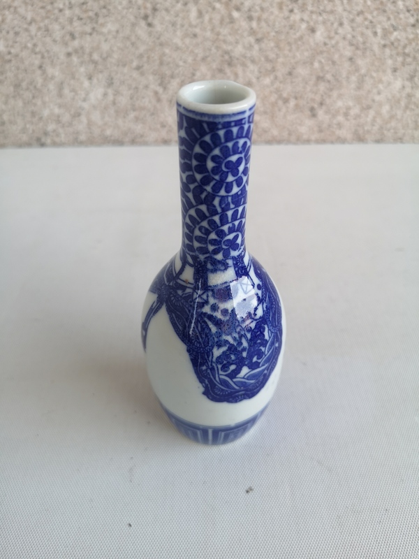 古玩陶瓷青花瓶拍賣,當前價格345元