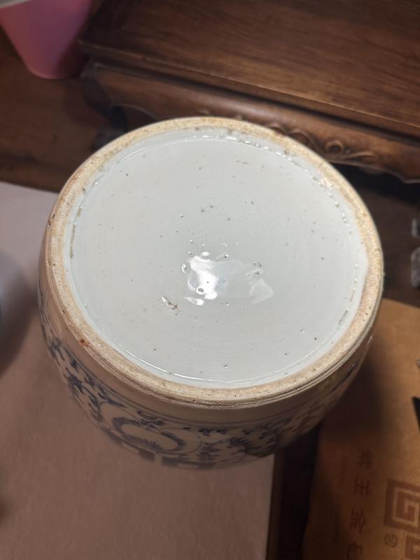 古玩陶瓷清中期青花喜字罐拍賣,當前價格2500元