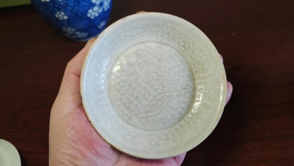 古玩陶瓷宋代湖田窯雙魚洗拍賣,當前價格3800元