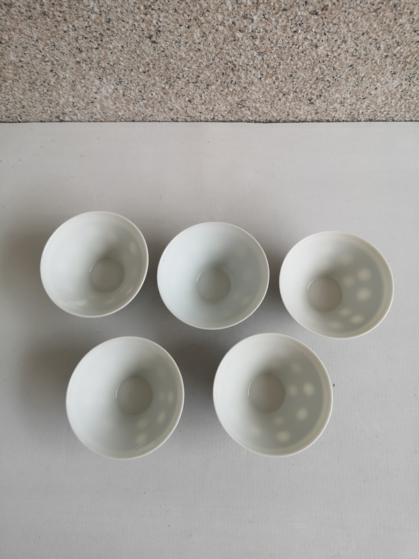 古玩陶瓷藍釉留白盞拍賣,當前價格260元