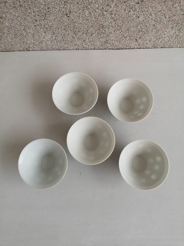 古玩陶瓷藍釉留白盞拍賣,當前價格260元