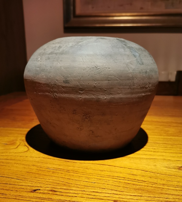 古玩陶瓷秦漢.灰陶缽拍賣,當前價格398元