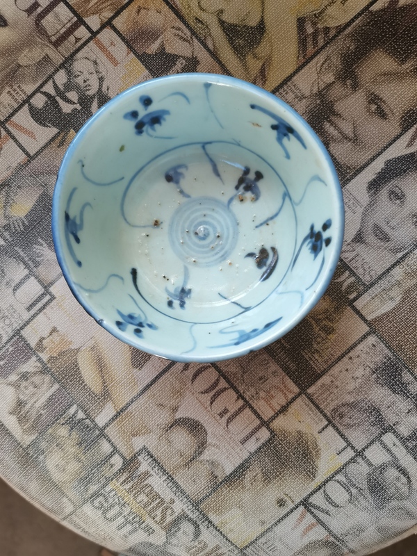 古玩陶瓷清代清早期青花花卉紋杯拍賣,當前價格1599元